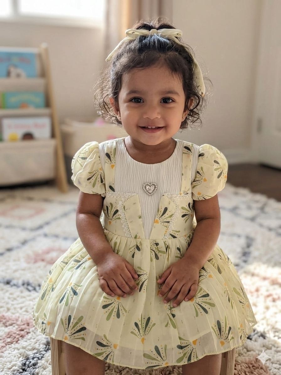 Viral baby party dress